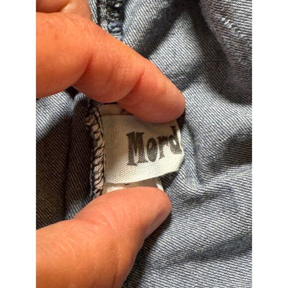 VINTAGE MORDENMISS Blue Denim/Jean Dress, size women's XL, Flowy, wide fitting - Picture 13 of 13